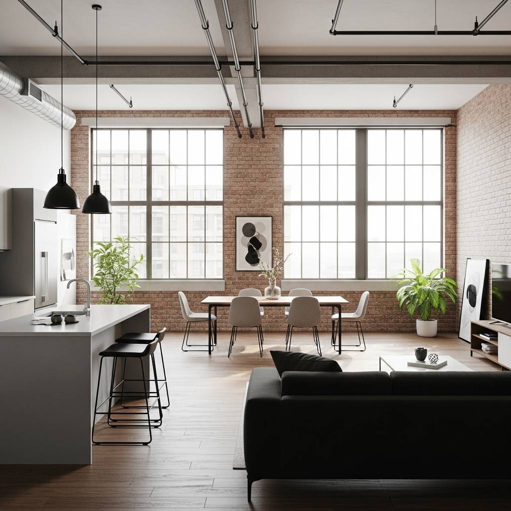 Ways to Master the Industrial Style: Exposed Brick, Metal & Moody Vibes 6 Whisk 1e3974b467a4c8dacfd43c67bb057b39dr