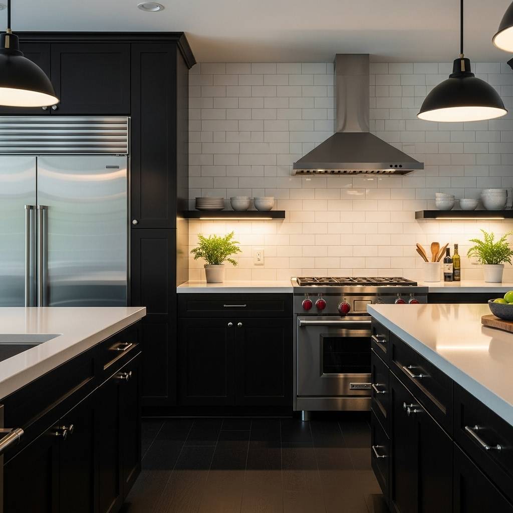 15 Dark Kitchen Ideas for a Bold, Moody Look 5 Whisk 8acadef1efa9e42ae824e18166632d40dr
