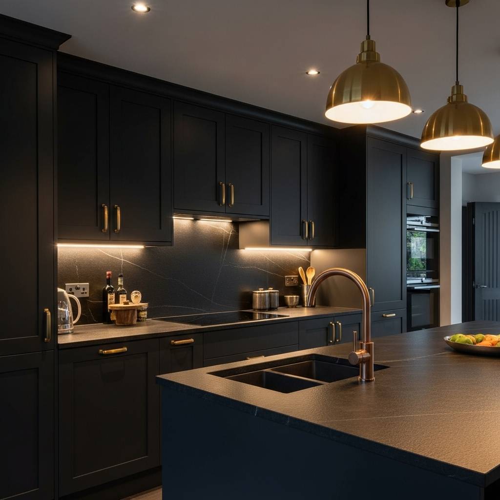 15 Dark Kitchen Ideas for a Bold, Moody Look 7 Whisk 93cb9a10ef181b3a3e74f3b8eb8af491dr