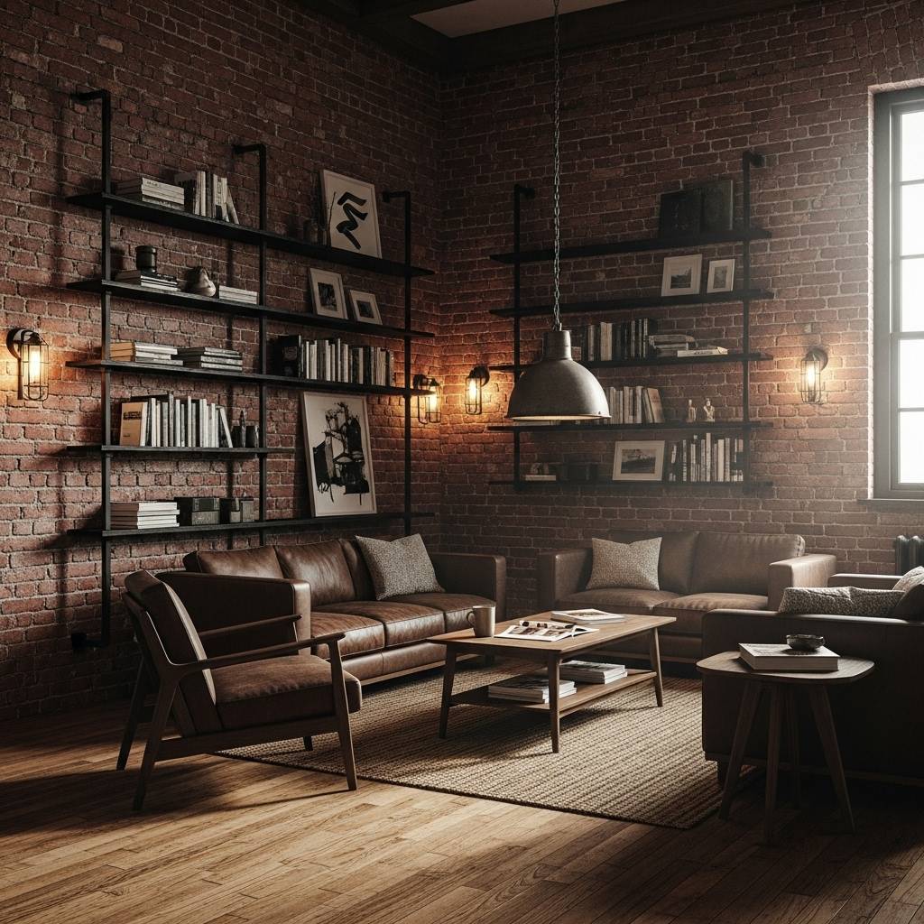Ways to Master the Industrial Style: Exposed Brick, Metal & Moody Vibes 3 Whisk 965b7dc496e17448e514bd5b64c4c55ddr