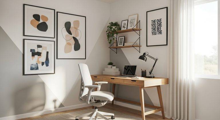 13 Modern Home Office Wall Decor to Inspire Your Workday 7 13 Modern Home Office Wall Decor to Inspire Your Workday