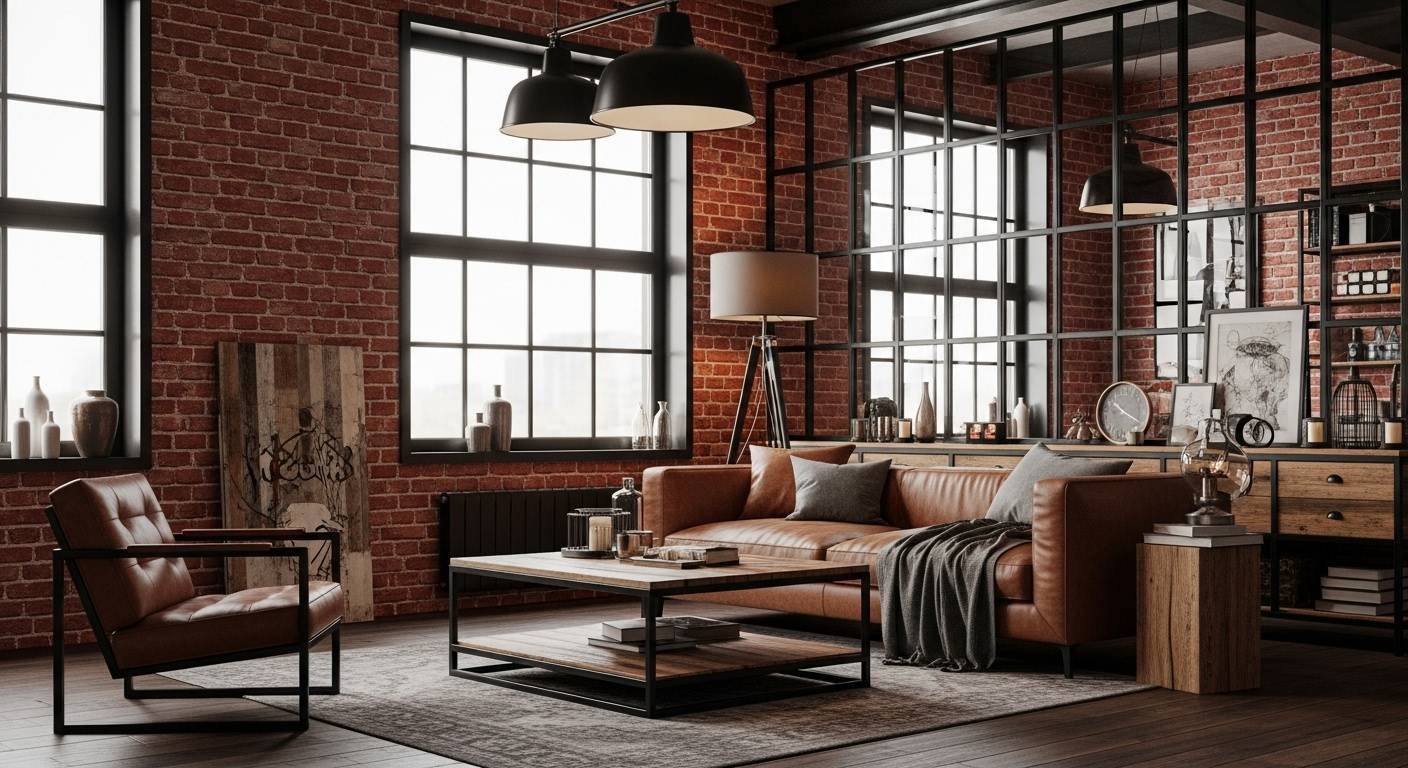 Ways to Master the Industrial Style: Exposed Brick, Metal & Moody Vibes 1 Whisk f5f77aae51aefba999049eb690592b93dr